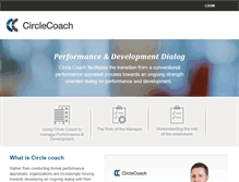 Tablet Screenshot of circlecoach.com
